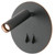 LED Wall Light Black 3000K 9W 660lm