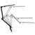 LED Clip Lamp Black 8W 4000K 500lm Touch Adjustable