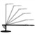 LED Desk Lamp Black 6W 4000K 540lm Touch Adjustable