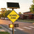 Solar School Zone Sign Australian Standard Visible To 1km 5 Nights Autonomy