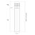 Bollard Light Black Aluminium Round Top 1m E27 IP65 Commercial Marine Grade
