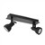 Ceiling Spotlights Black 2 Heads 10W Adjustable GU10 28cm
