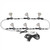 Ground Light Kit 12V 6 Light 1W LED IP67 3000K 5cm Round