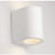 Wall Light White 40W G9 Paintable 15cm