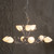 Pendant Light 76cm Chrome Glass E14 40W Adjustable Cord