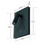 Wall Spotlight Black With Backlight 3000K 15W 1075lm