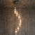Pendant Light 22cm Chrome Glass 8 Light G4 10W Adjustable Cord