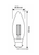 LED Filament Candle B22 2700K 400lm 4W Frosted Dimmable