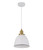 Pendant Light 21cm White Metal Bell E27 40W Adjustable Cord