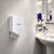 Hand Dryer White Sensor Operated 1000W 39cm