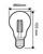 LED A60 Globe E27 6000K 8W 800lm Frosted Dimmable