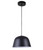 Pendant Light 25cm Black Iron E27 40W Adjustable Cord