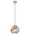 Pendant Light 22cm Rose Gold Geometric E27 72W Adjustable Cord