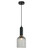 Pendant 14cm Smoke Bell Glass E27 72W Adjustable Cord