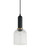 Pendant 14cm Clear Bell Glass E27 72W Adjustable Cord