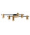 Ceiling Spotlights Brass 6 Heads 35W Adjustable GU10 IP20 72cm