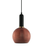 Pendant Light 20cm Copper Textured Glass E27 72W Adjustable Cord