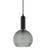 Pendant Light 20cm Smoke Textured Glass E27 72W Adjustable Cord