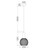 Pendant Light 20cm Green Textured Glass E27 72W Adjustable Cord