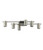 Ceiling Spotlights Chrome 6 Heads 35W Adjustable GU10 IP20 72cm