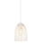 Pendant Light White 14cm Iron E27 72W Adjustable Cord
