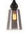Pendant Light 37cm Smokey Glass E27 72W Adjustable Cord