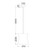Pendant Light 25cm Black Iron E27 72W Adjustable Cord