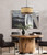 Pendant Light 62cm Natural Wood Bronze 6 Light E27 60W Adjustable Cord