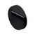 Step Light Black 22cm Round 3000K 9W 800lm IP65 12V
