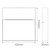 Step Light White 10cm Square 3000K 4W 300lm IP65 12V