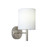 Wall Sconce Chrome 40W E14 24cm