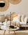 Table Lamp Black Metal-Rattan E27 60W Woven Design