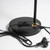 Table Lamp Black Metal-Rattan E27 60W Woven Design
