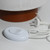 Floor Lamp White Linen 83cm E27 60W