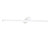 LED Vanity Light 73cm White Metal 4000K 16W 1060lm IP44