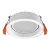 LED Downlight 13W 1230lm Tri-CCT DALI IP44 Recessed 110mm White Tiltable