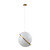 Pendant Light 30cm White Acrylic E27 18W Adjustable Cord