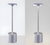 Table Lamp Silver Aluminum LED 3000K 200lm Touch Sensor