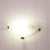 Suave 30cm Uplighter Alabaster / Gold
