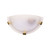 Suave 30cm Uplighter Alabaster / Gold