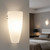 Rounding Wall Light Opal Matt / Chrome E27