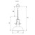 Industrial Single Pendant Black