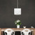 Pendant White Wrought Metal, Stunning Cutout Rustic 35