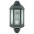 Victorian Flush Wall Light Black