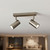 2 Light Spotlight GU10 IP44 Stainless Steel O200