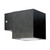 Black Outdoor Wall Light Marine Grade Vandal Resistant 35W IP65 GU10