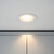 LED Recessed Cabinet Light White 70mm 12V 3000K