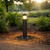 Graphite 65cm Contemporary Bollard Light IP44 Graphite