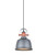 Industrial Pendant Light - Gray Iron Bell, Copper Plated - Alta