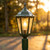 Baroque Post Top Light Green Finish B22 Made In Italy